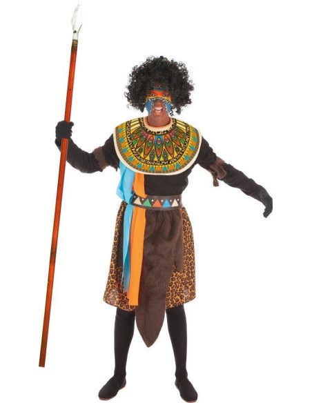 Disfraz de Africano para Hombre - Disfraces de Países para Carnaval y Fiestas Temáticas - MisterDisfraz.com