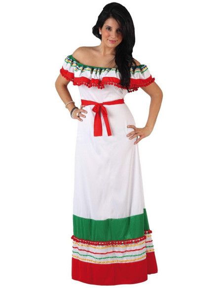 Disfraz de Mejicana Tradicional para mujer - Disfraces de Países para Carnaval y Fiestas Temáticas - MisterDisfraz.com