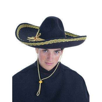  Sombrero de Mariachi o Mejicano Elegante - MisterDisfraz.com