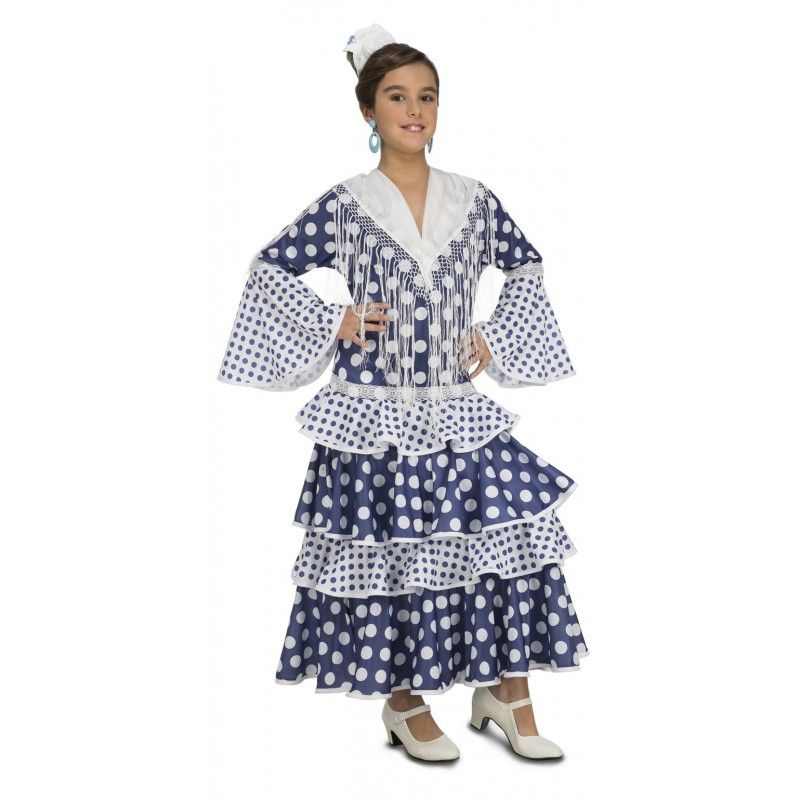 Disfraz de Flamenca Soleá para Niña.