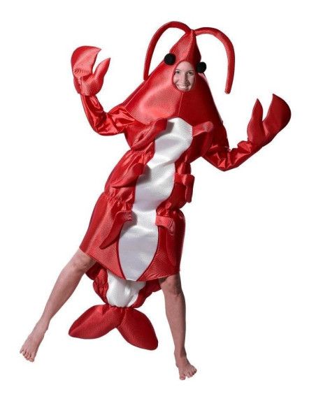 Disfraz de Langostino Rodolfo Adulto - Disfraces Originales, Divertidos y de Cachondeo para dar la nota - MisterDisfraz.com
