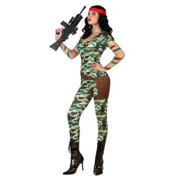 Disfraz de Militar Camuflaje Sexy para Mujer - Dsifraces Sexy Militares Mujer - MisterDisfraz.com