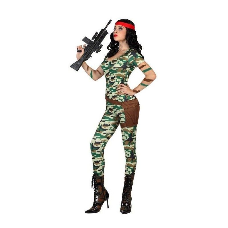 Disfraz de Militar Camuflaje Sexy para Mujer - Dsifraces Sexy Militares Mujer - MisterDisfraz.com