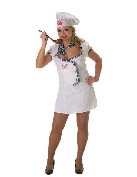 Disfraz de Cocinera Arantxa - Disfraces de Profesiones y Oficios para Adultos - MisterDisfraz.com