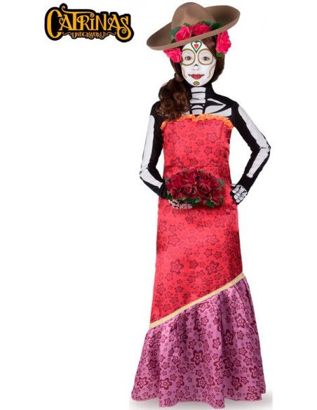 Disfraz de Catrina Cassandra para Mujer.