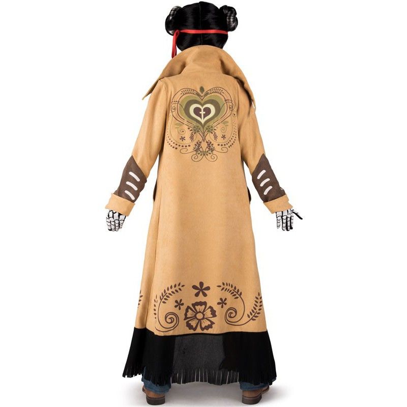 Espalda - Disfraz de Catrina Angélica para Mujer.