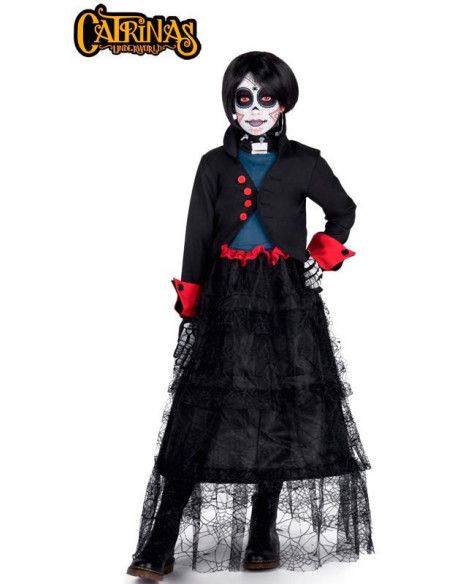 Disfraz de Catrina Zoe para Niña.