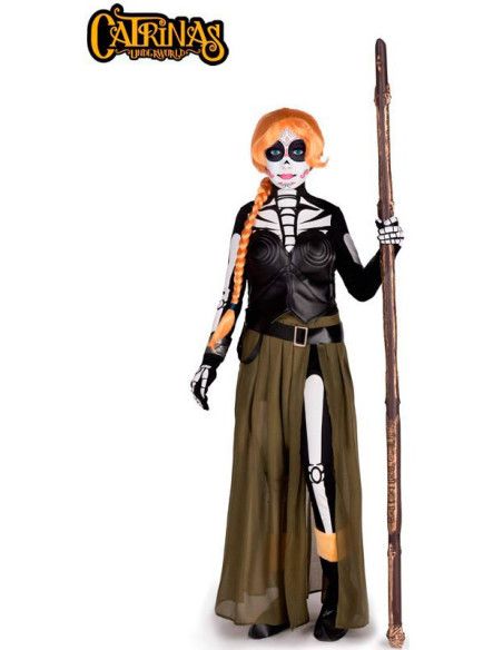 Disfraz de Catrina Valeria para Niña.