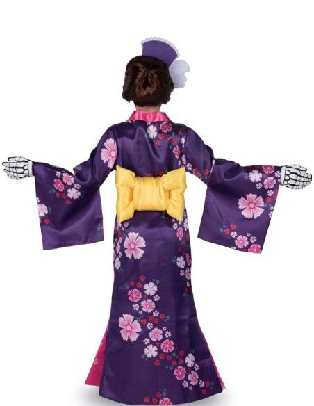 Espalda - Disfraz de Catrina Mariko para Niña.