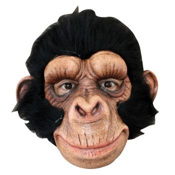 Máscara de Chimpancé Congo Latex Halloween - Máscaras y caretas para Halloween - MisterDisfraz.com