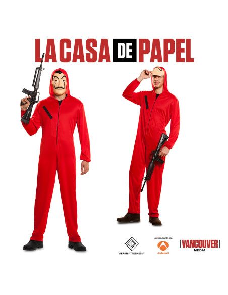 Disfraz de la Casa de Papel para adulto