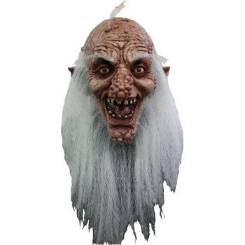 Máscara de Látex Viejo Brujo Loco Halloween - Máscaras y caretas para Halloween - MisterDisfraz.com