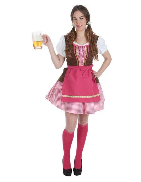 Disfraz de  Bávara o Alemana Oktoberfest Cuadros - Disfraces Oktoberfest o Fiesta Alemana de la Cerveza - MisterDisfraz.com