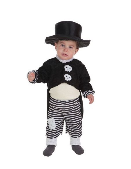 Disfraz de Esqueleto Elegante Bebe Halloween - Disfraces de Halloween para Bebés Originales - MisterDisfraz.com