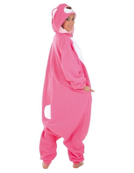 Disfraz de Oso Corazones Rosa para Adulto - Disfraces de Animales para Adulto - MisterDisfraz.com
