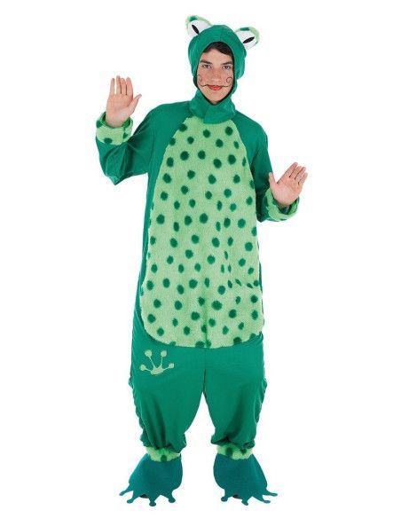Disfraz de Rana Verde Gustavo para Hombre - Disfraces de Animales para Adulto - MisterDisfraz.com