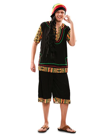 Disfraz de Jamaicano Rasta para hombre