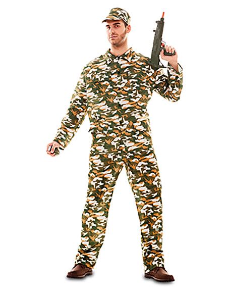 Disfraz de Chico militar Adulto Talla única