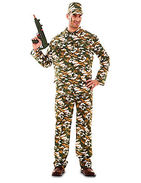 Disfraz de Chico militar Adulto Talla única