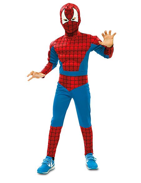 Disfraz de Héroe araña musculoso Infantil 4 a 6