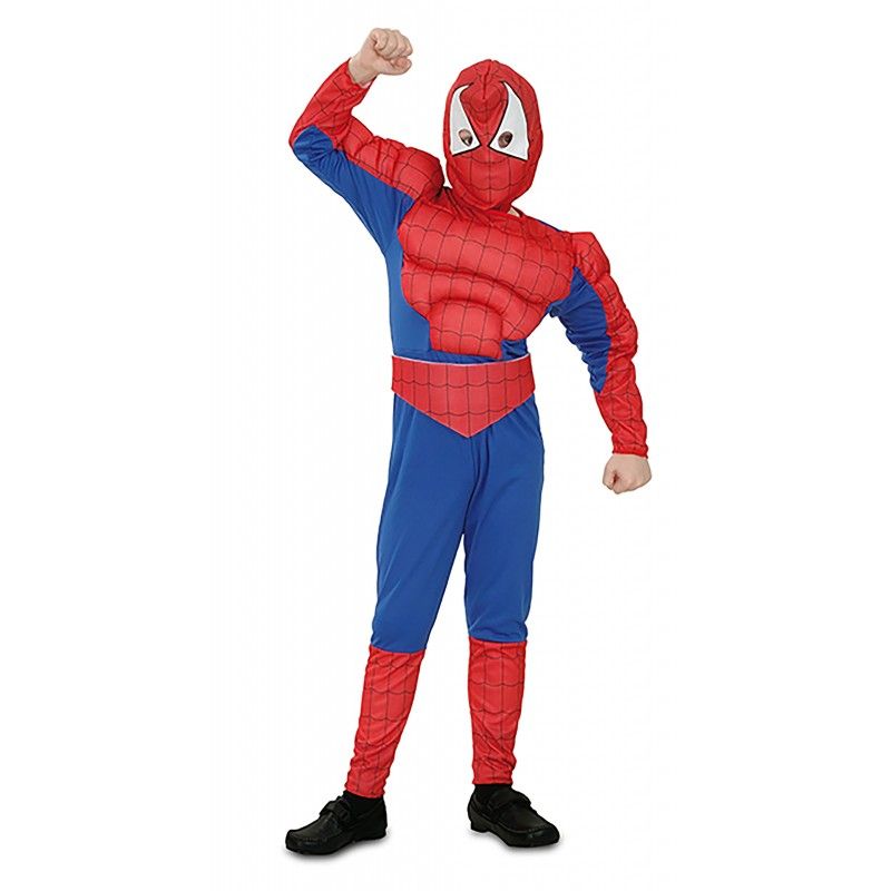 Disfraz de Héroe araña musculoso Infantil 4 a 6