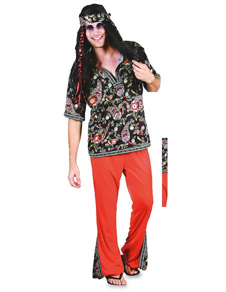 Disfraz de Hippie hombre Adulto Talla única