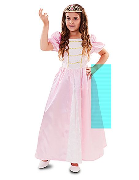 Disfraz de princesa rosa   7 a 9 años