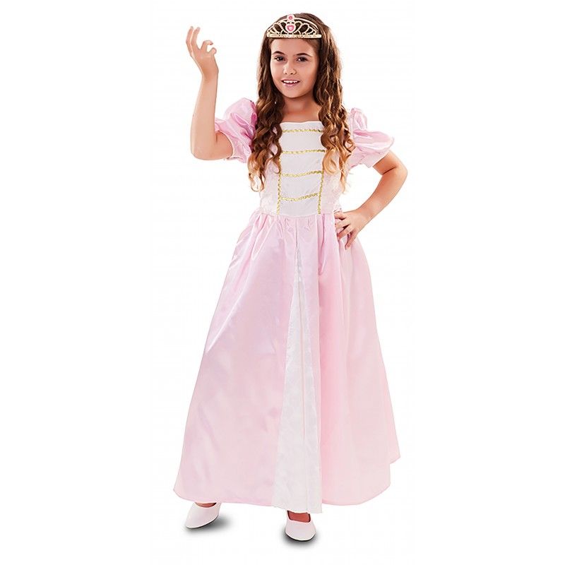 Disfraz de princesa rosa   7 a 9 años