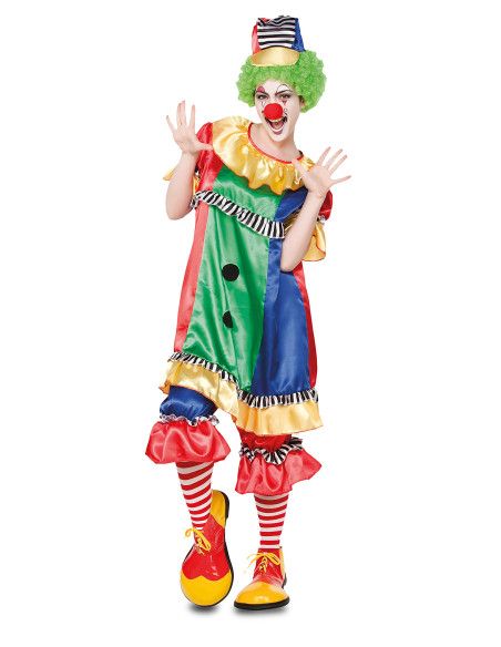 Disfraz de Payaso para Mujer Talla única