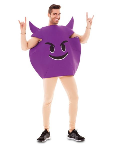Disfraz de Emoticono travieso  adulto.