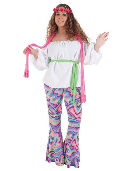 Disfraz de Hippie Guateque para Mujer