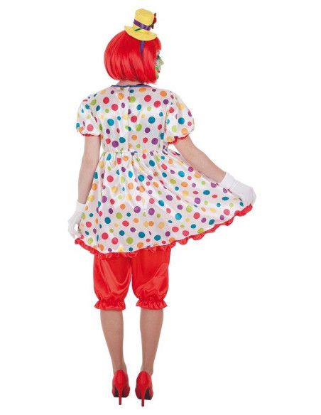 Disfraz de Payasa Tina Colorines para Mujer - Disfraces de Payaso para Carnaval y Fiestas de Disfraces - MisterDisfraz.com