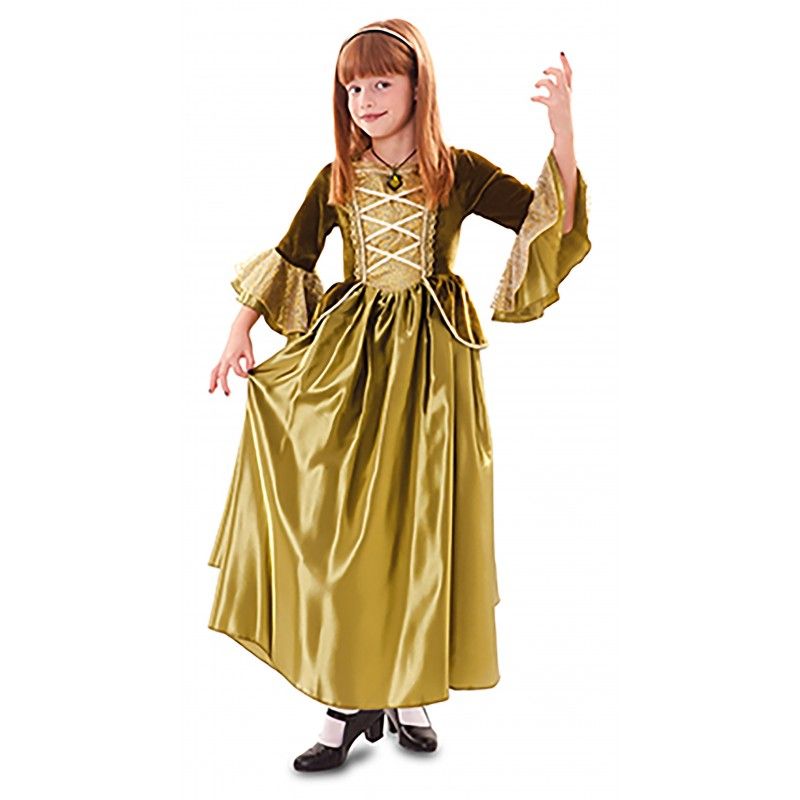 Disfraz de Princesa verde 4 a 6 años