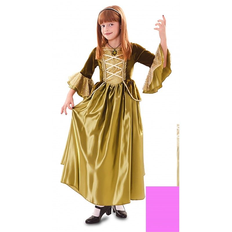 Disfraz de Princesa verde 4 a 6 años
