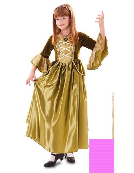 Disfraz de Princesa verde 4 a 6 años
