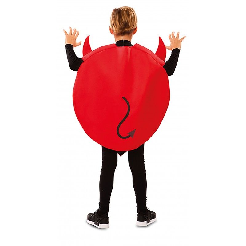 espalda - Disfraz de Emoticono Diablo Infantil