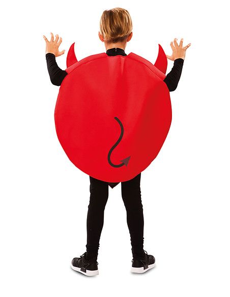 espalda - Disfraz de Emoticono Diablo Infantil