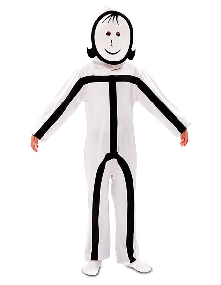 Disfraz de Stickman Infantil 3 a 4 años