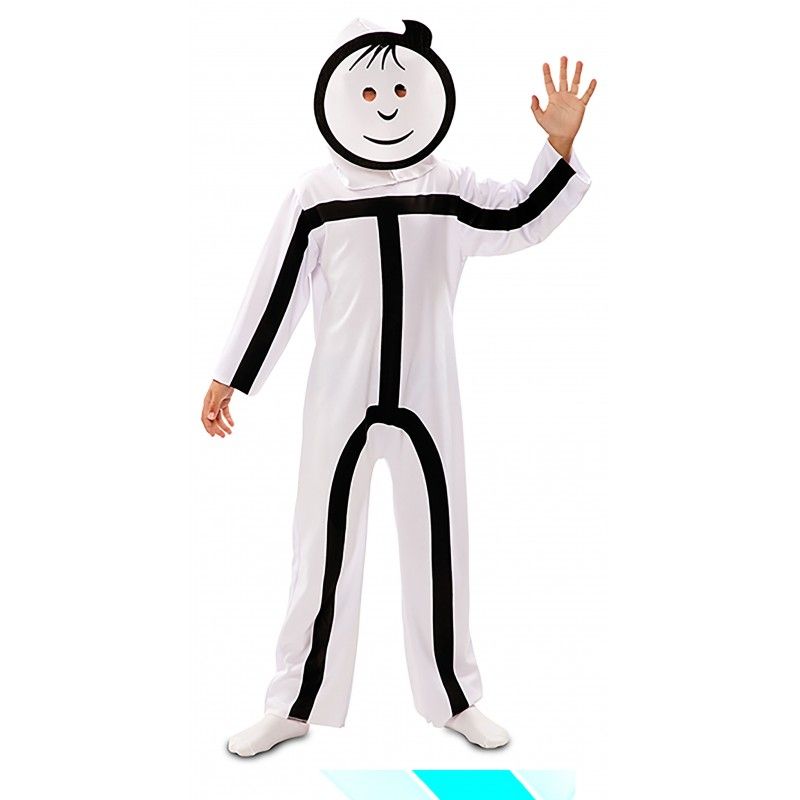 Disfraz de Stickman Infantil 3 a 4 años