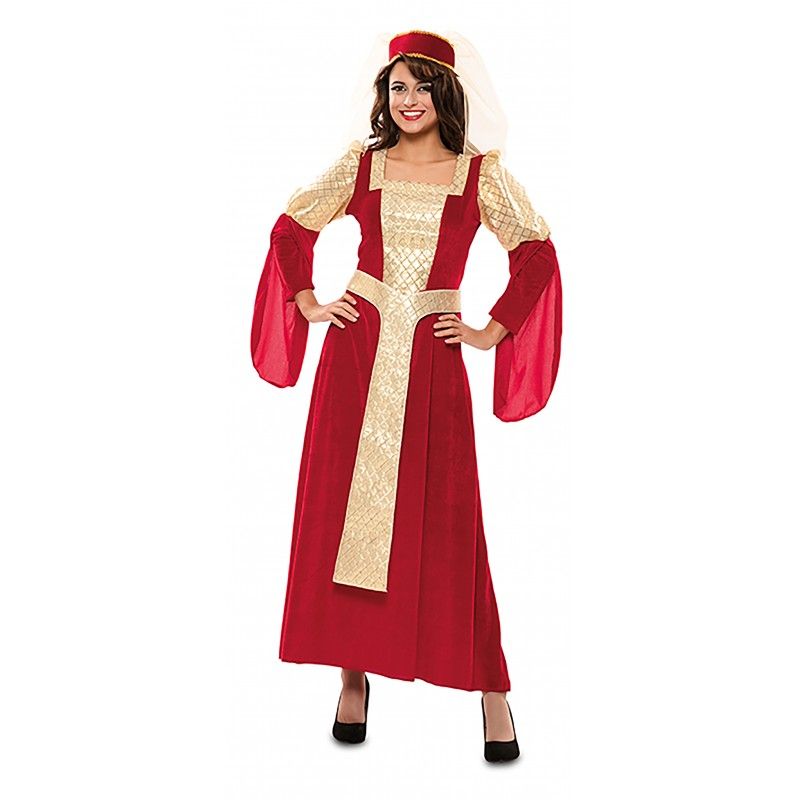 Disfraz de Reina medieval para Mujer Talla ML