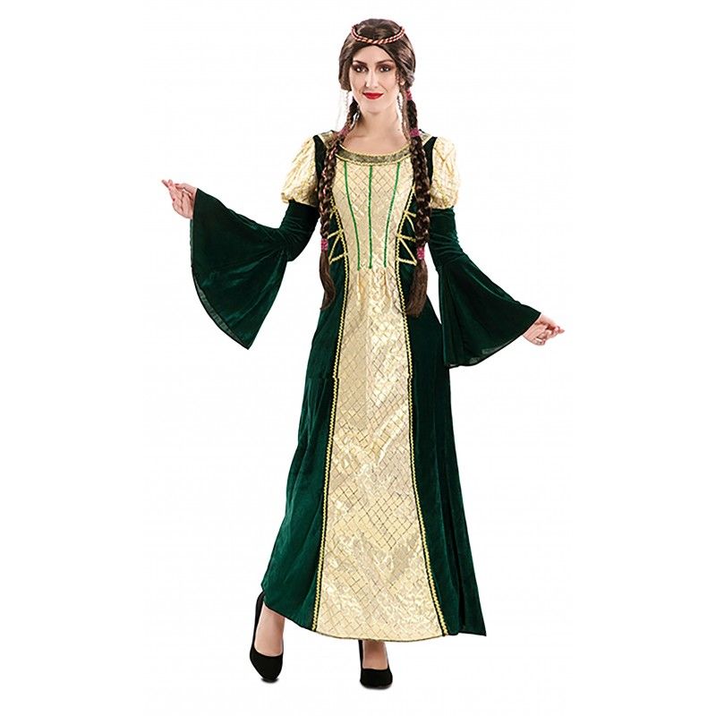 Disfraz de Dama medieval para Mujer Talla ML