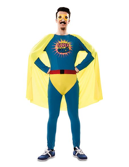 Disfraz de Super García para Hombre Talla ML