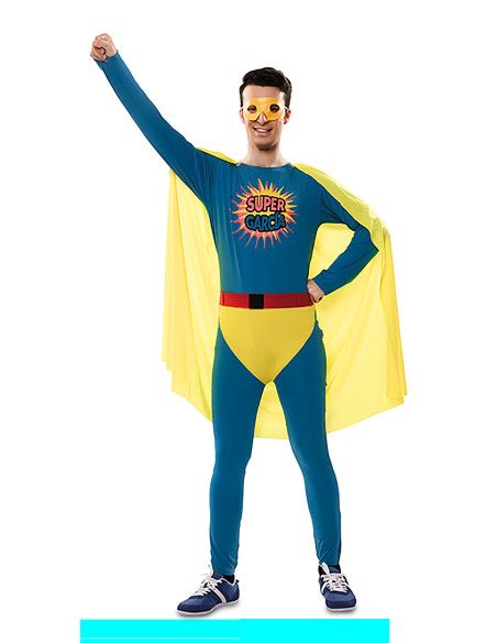 Disfraz de Super García para Hombre Talla ML