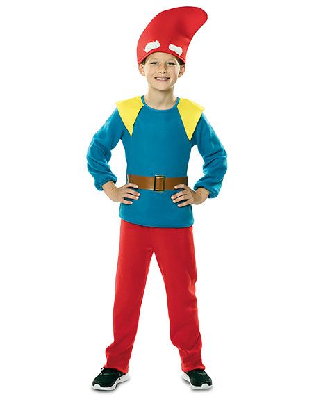 Disfraz de Enanito de Bosque para Niño.