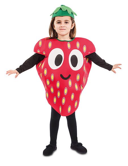 Disfraz de Fresa para Bebé y Niños.
