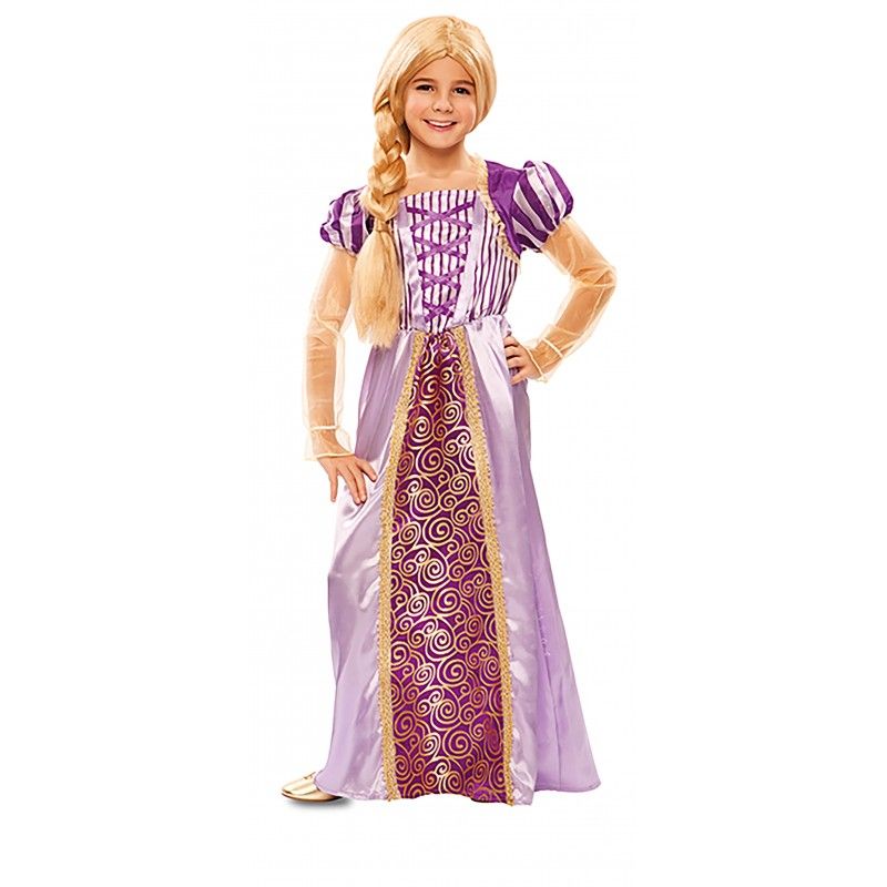 Disfraz de Princesa lila para Niña 3 a 4 años