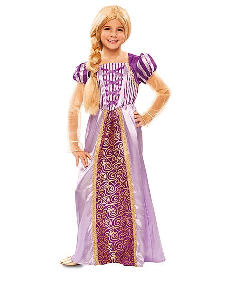 Disfraz de Princesa lila para Niña 3 a 4 años