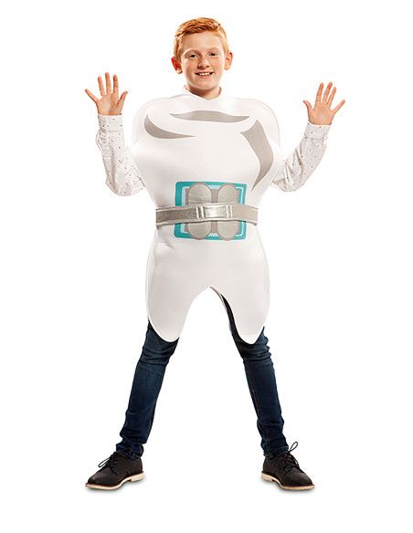 Disfraz de Diente con brackets Infantil.