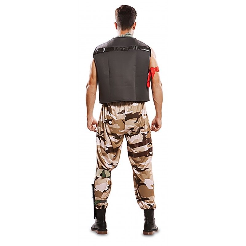 Disfraz de Soldado de combate para Hombre