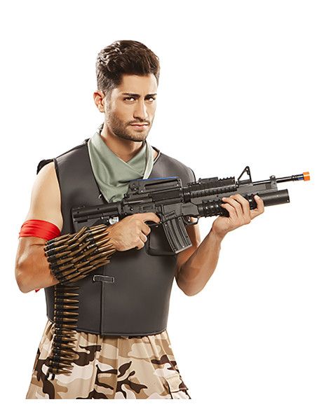Disfraz de Soldado de combate para Hombre